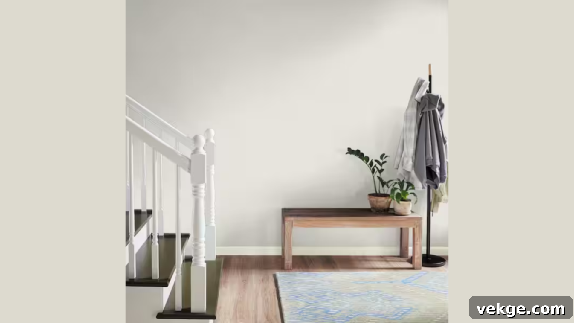 Behr Silver Drop 790C-2 mudroom paint