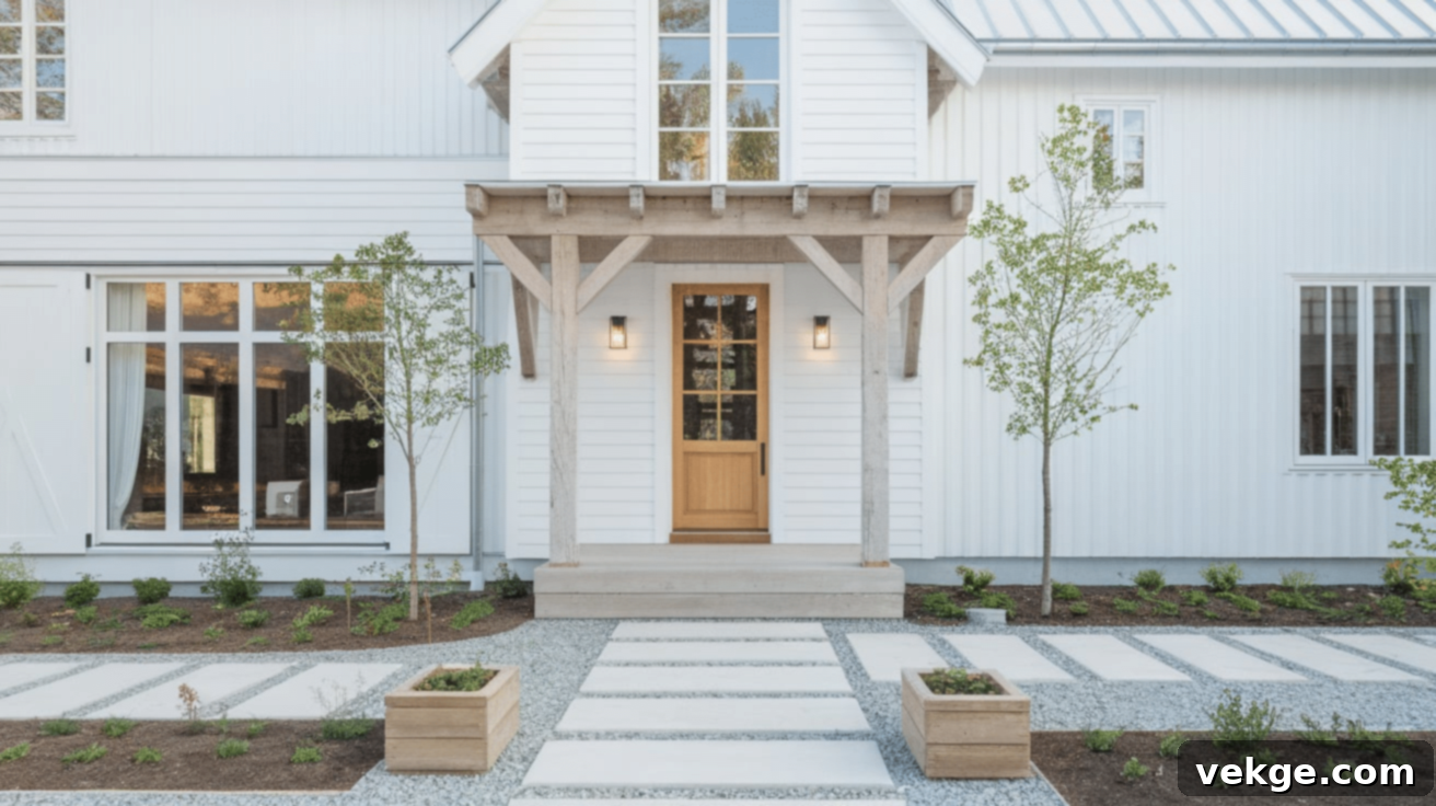 Minimalist White with Natural Wood