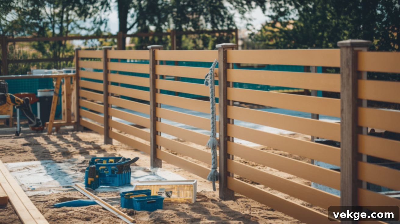 Step-by-Step Guide to Building a Horizontal Fence