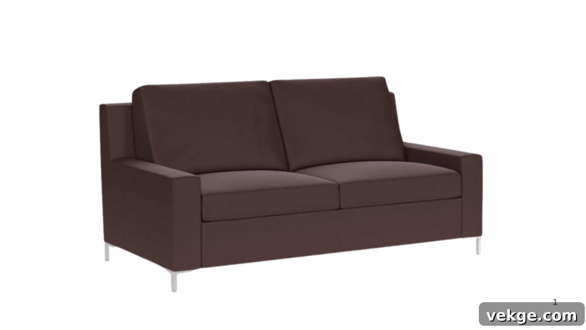 American Leather Comfort Sleeper, a premium sleeper sofa for guests, featuring a comfortable mattress system