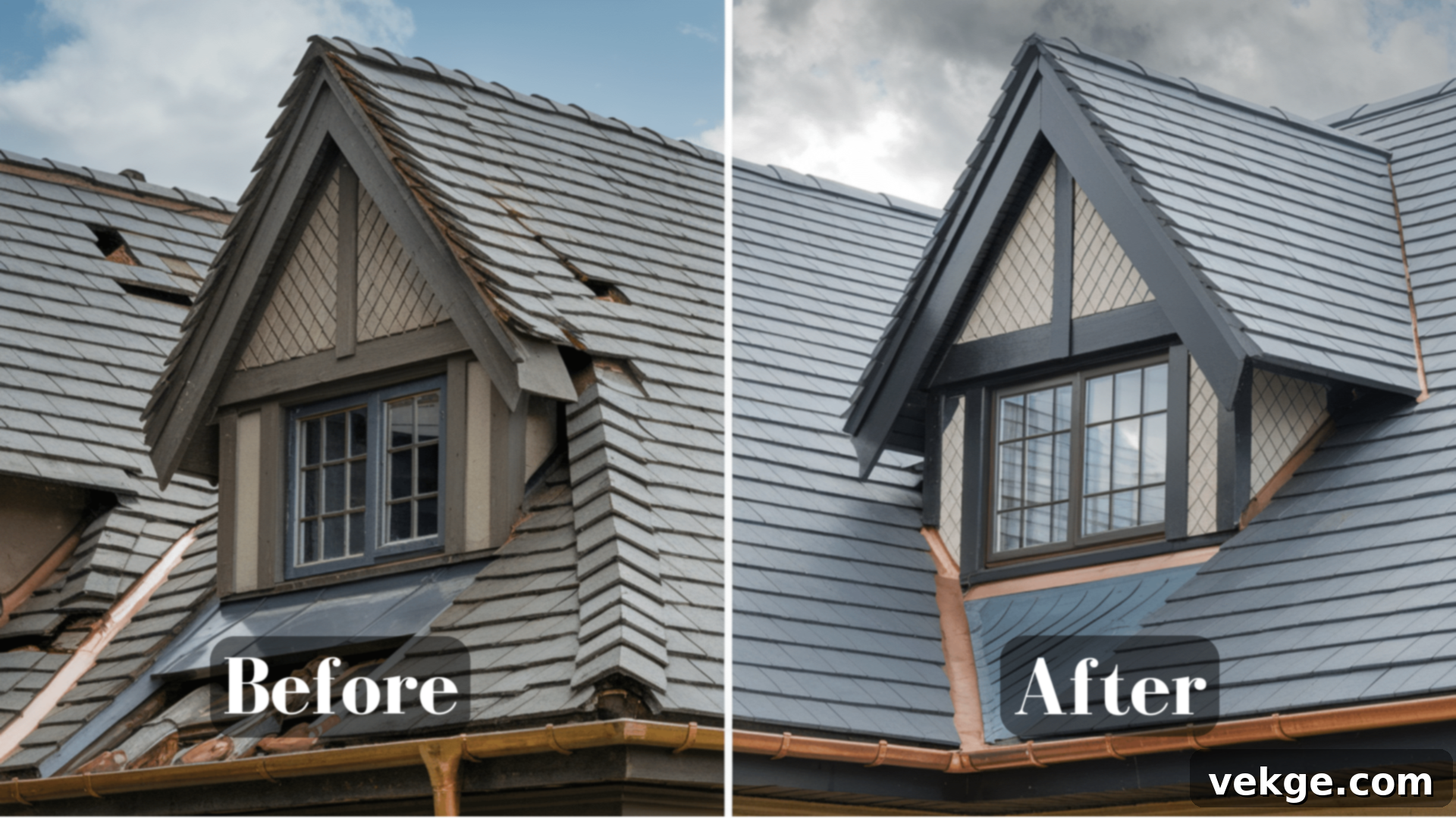 Tudor Style Roof Replacement