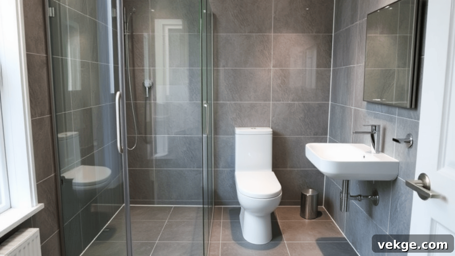 Split-Zone Layout for practical wet rooms