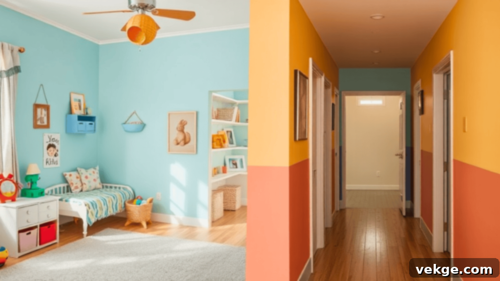 Benjamin Moore Paint for Children’s Rooms and Hallways
