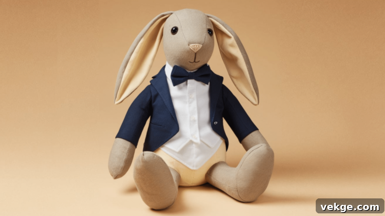 Stuffed_Bunny_with_a_Bow_Tie