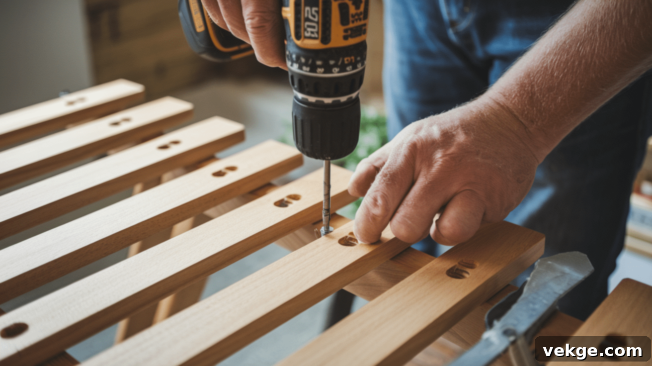 Adding Seat Boards to Your Outdoor Chair