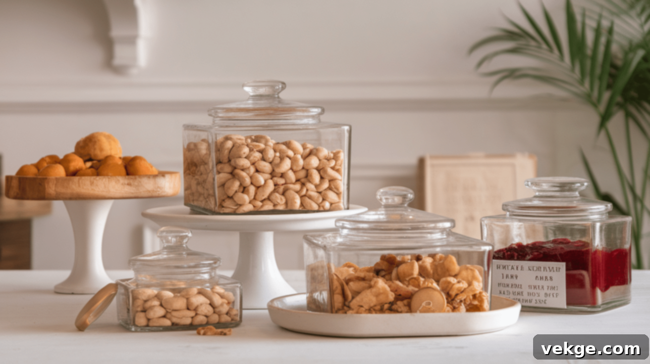 French Square Jars for Gourmet Foods and Spices