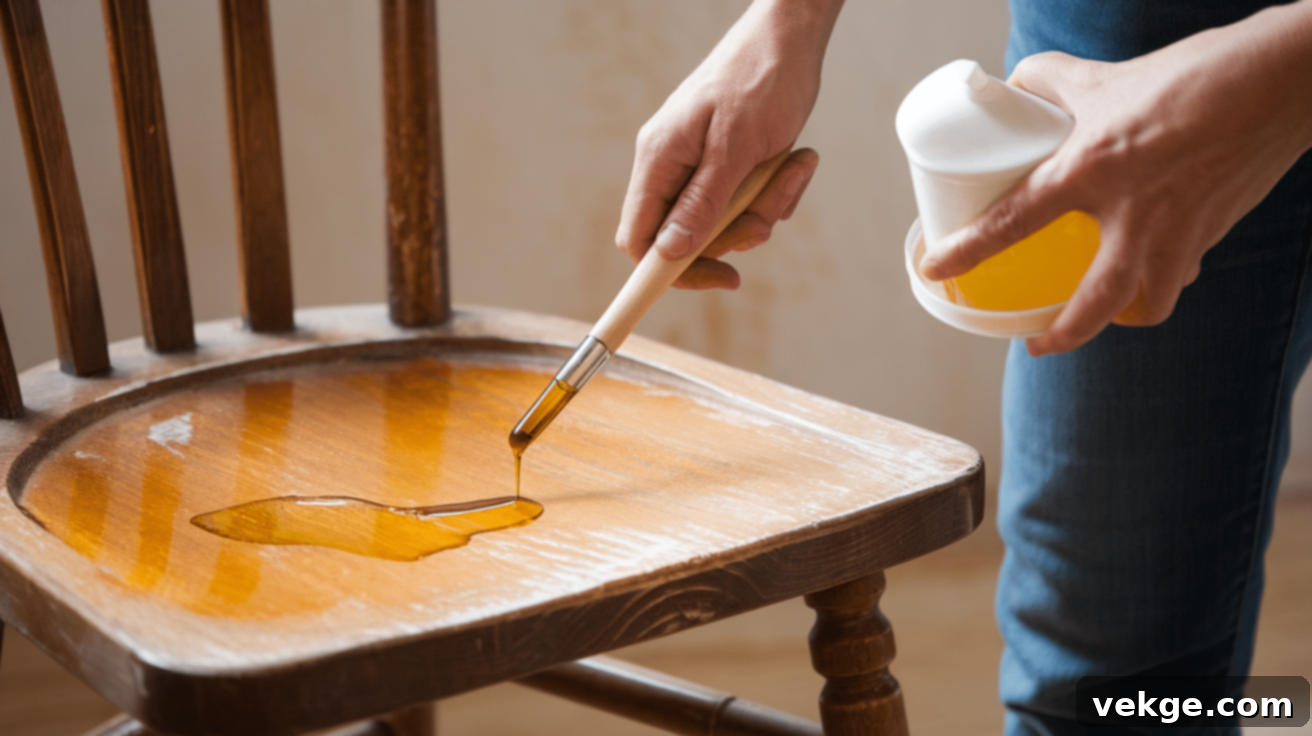 Restoring antique furniture without stripping the original finish
