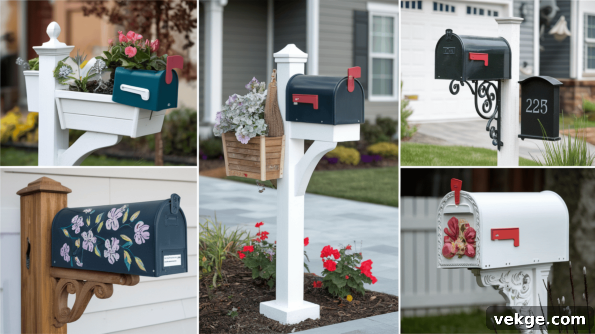 Creative DIY Mailbox Post Ideas