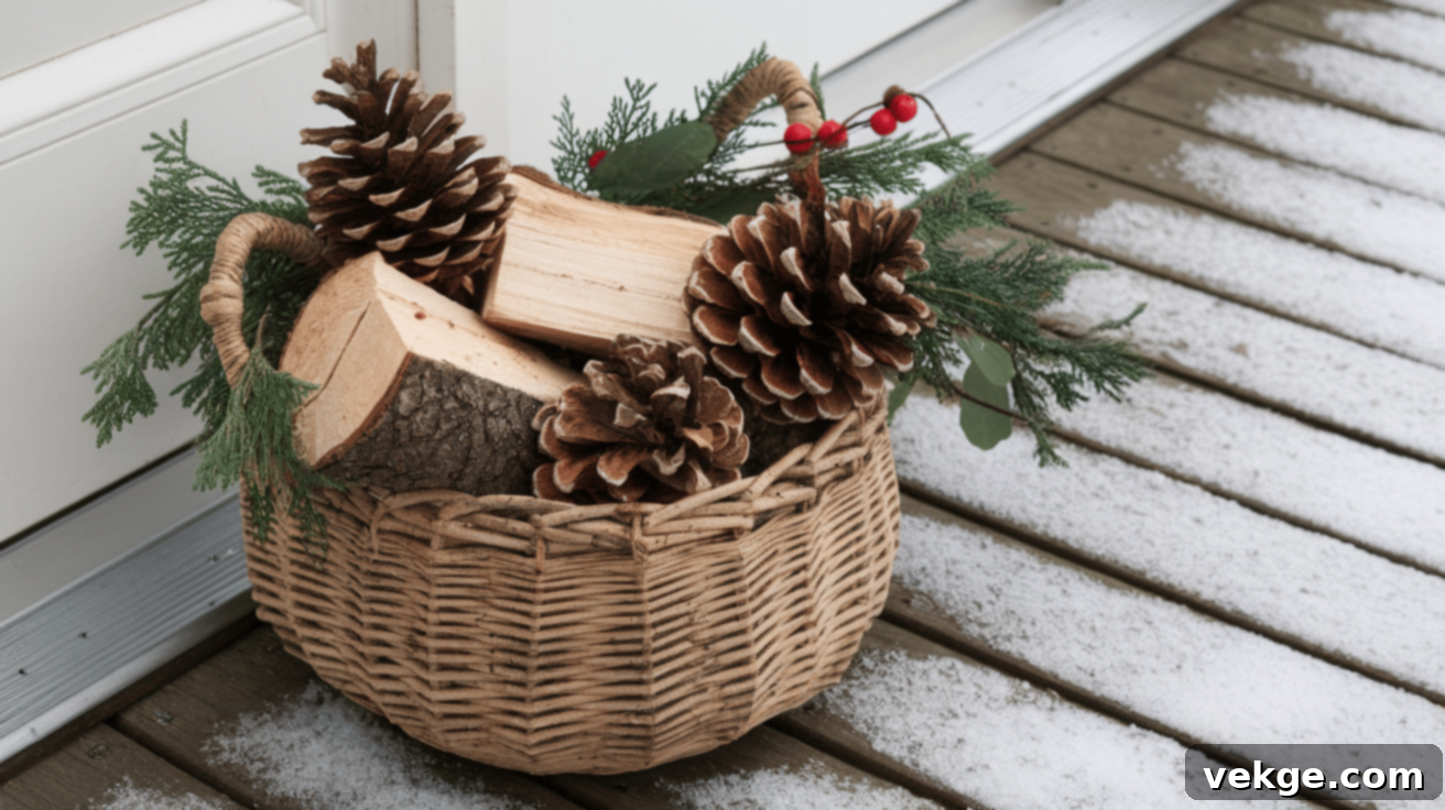 Basket of Pine Cones