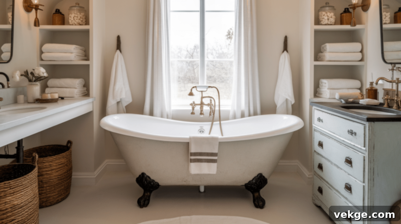 French Farmhouse Bathroom