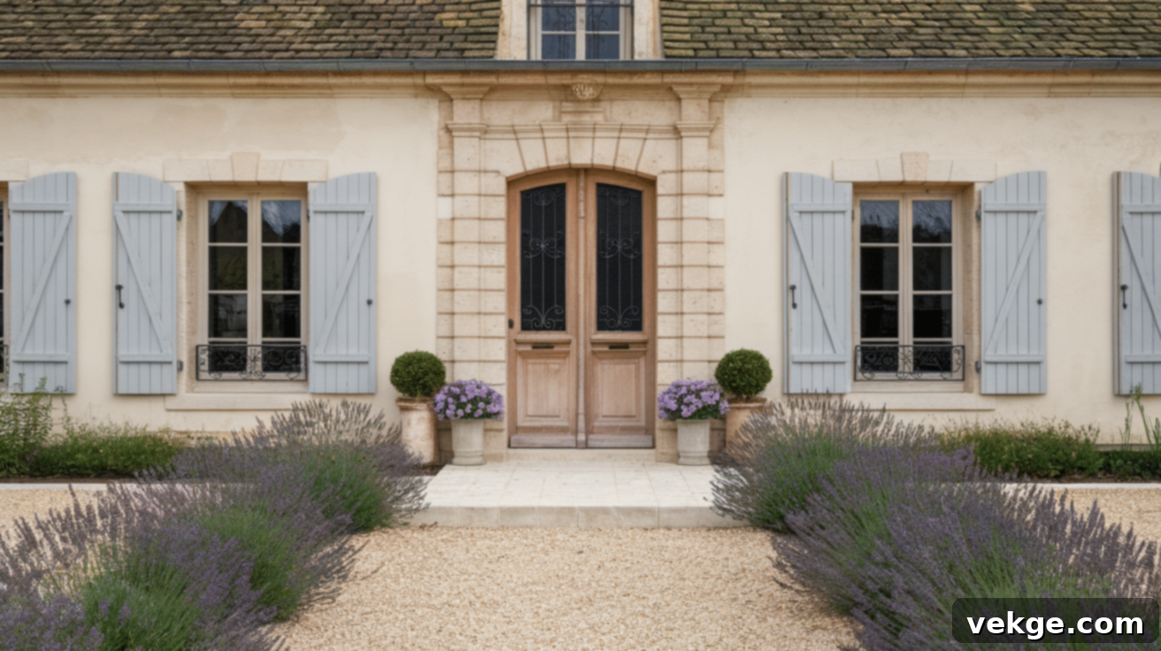 French Farmhouse Exterior Features