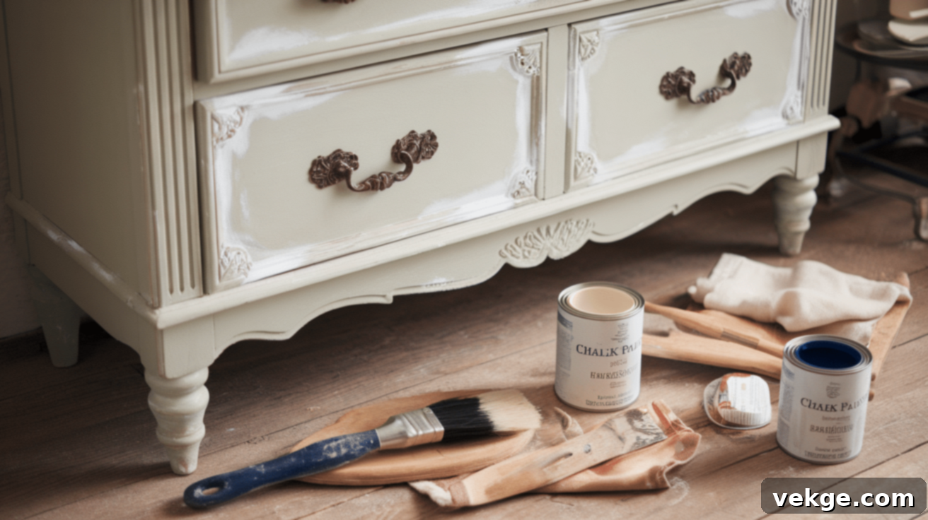 Chalk Painting Furniture