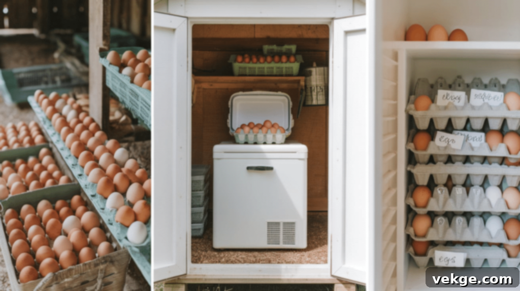 Keep Eggs Safe and Organized in Chicken Coop Shed