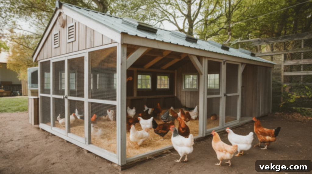 Ensure Good Ventilation in Your Chicken Coop Shed