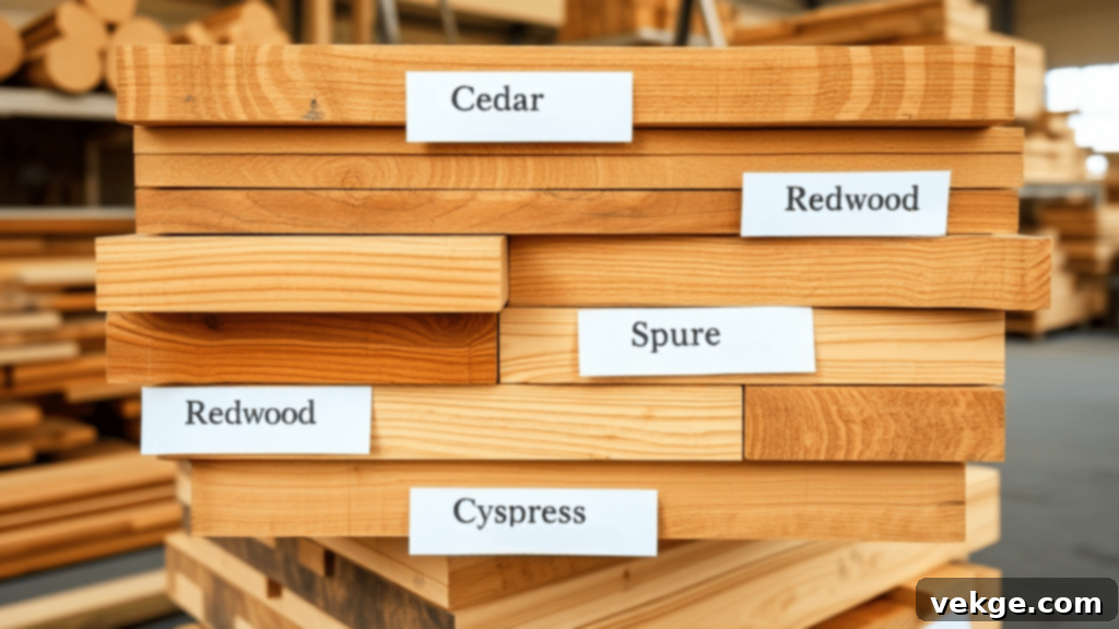 Choosing the Right Wood for Your Fence