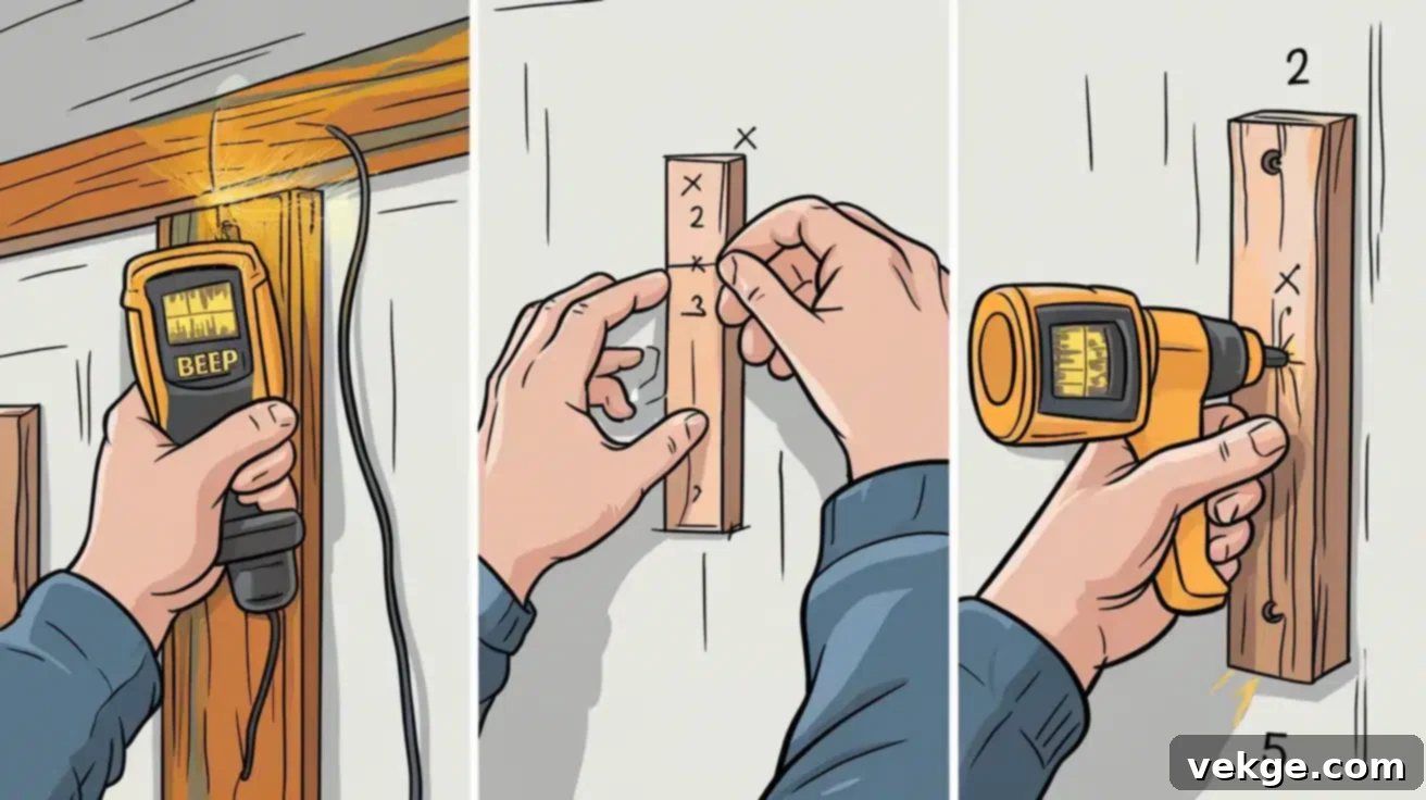 Method_1_Using_Wall_Studs