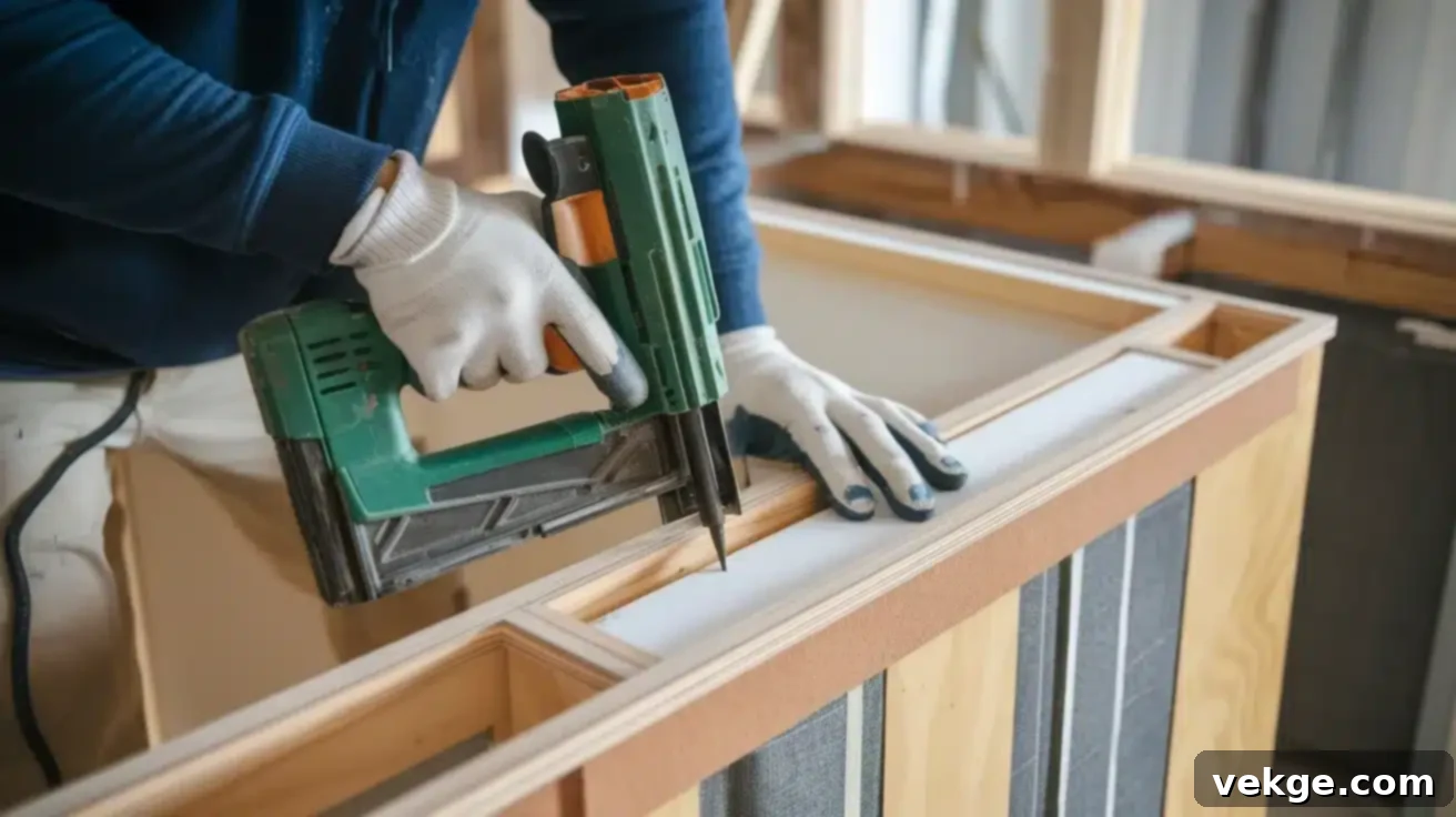 Step 5: Add Trim, Finish, and Ensure Ventilation for Built-In Fridge