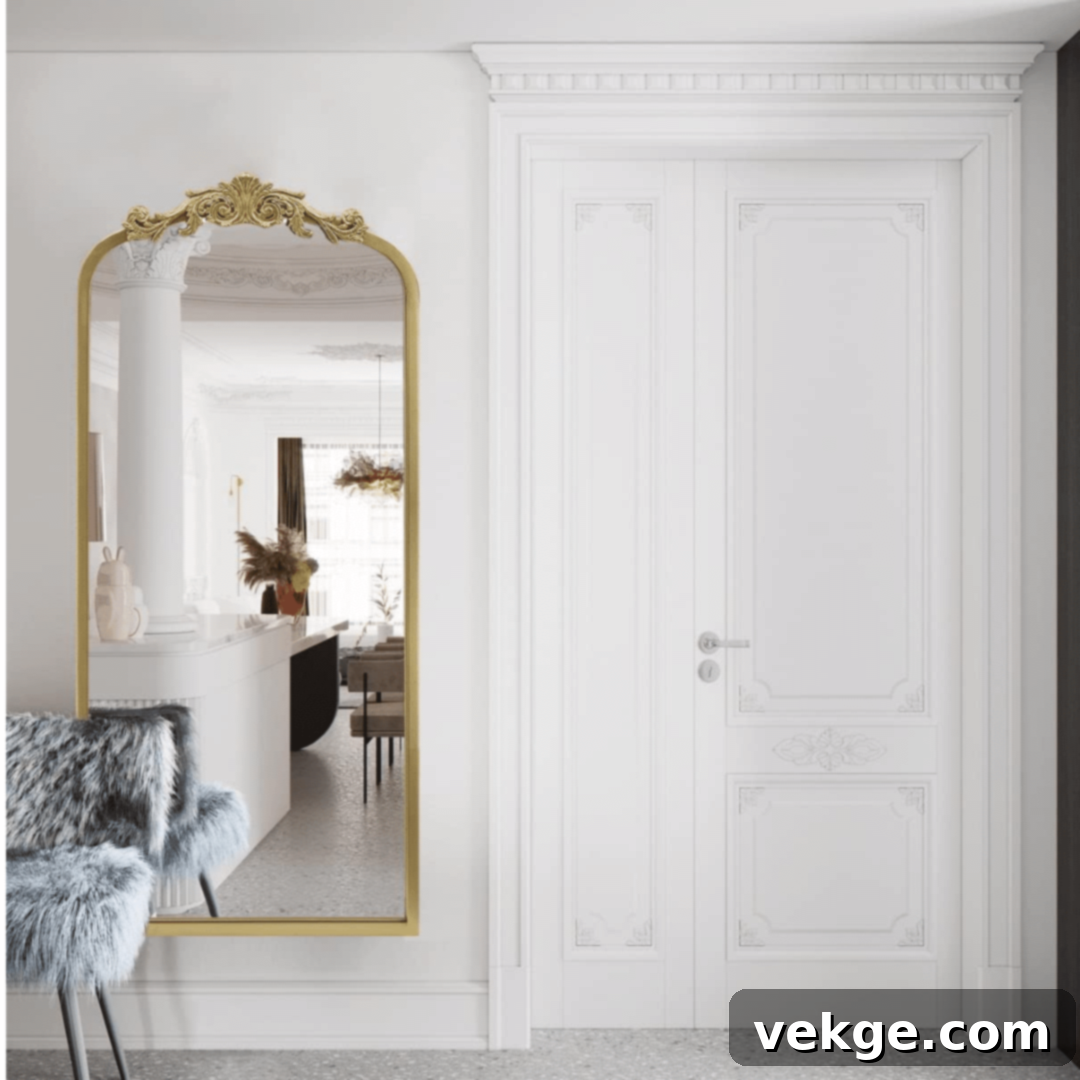 AIXI_HOME_Arched_Antiqued_Gold_Ornate_Floor-Length_Mirror