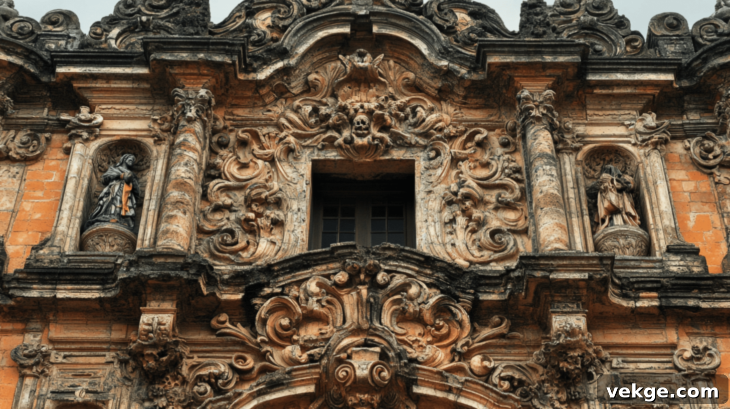 Mexican Baroque Architecture: Churrigueresque Facades in Churches