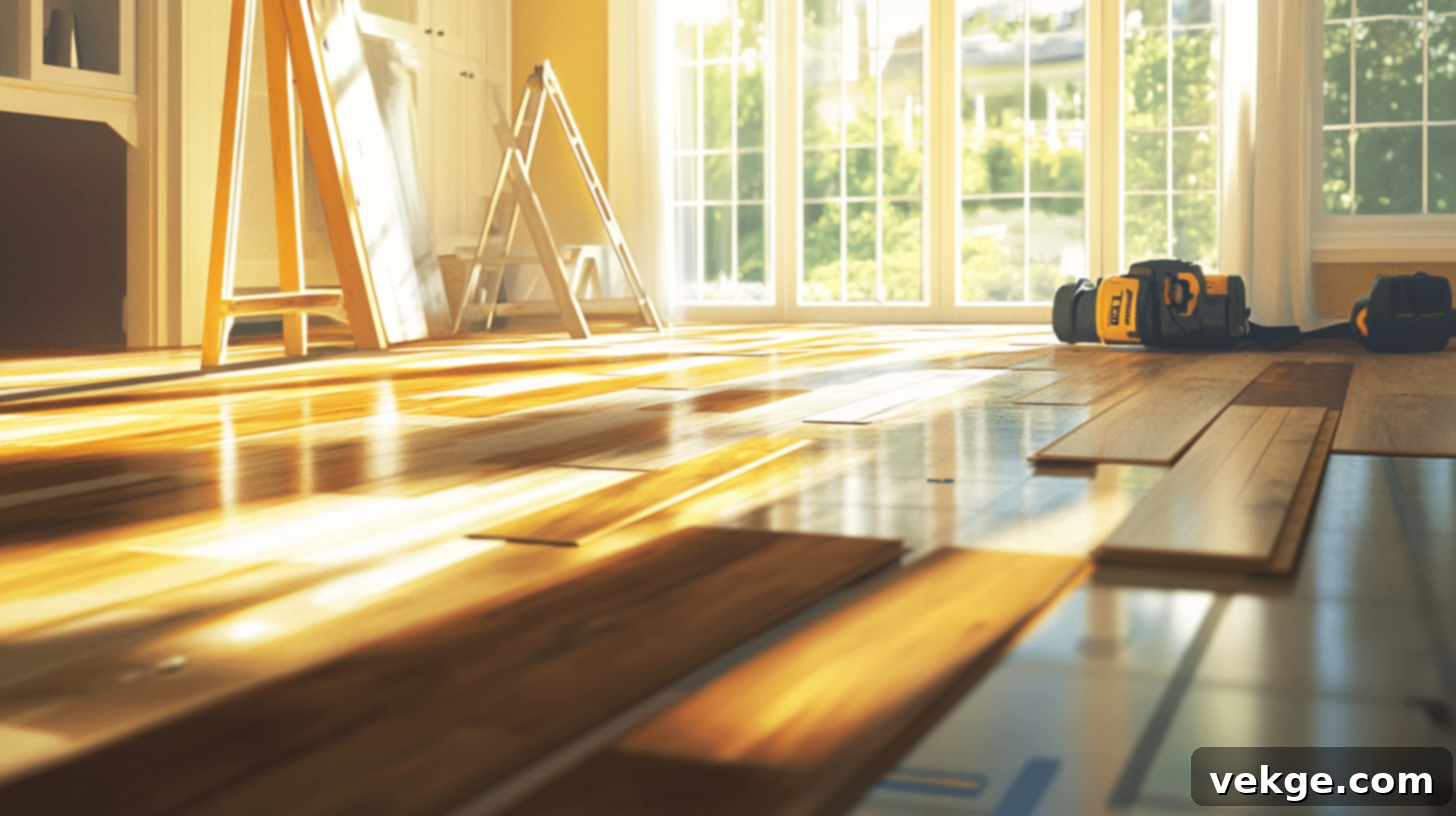 Step 6 Flooring Installation