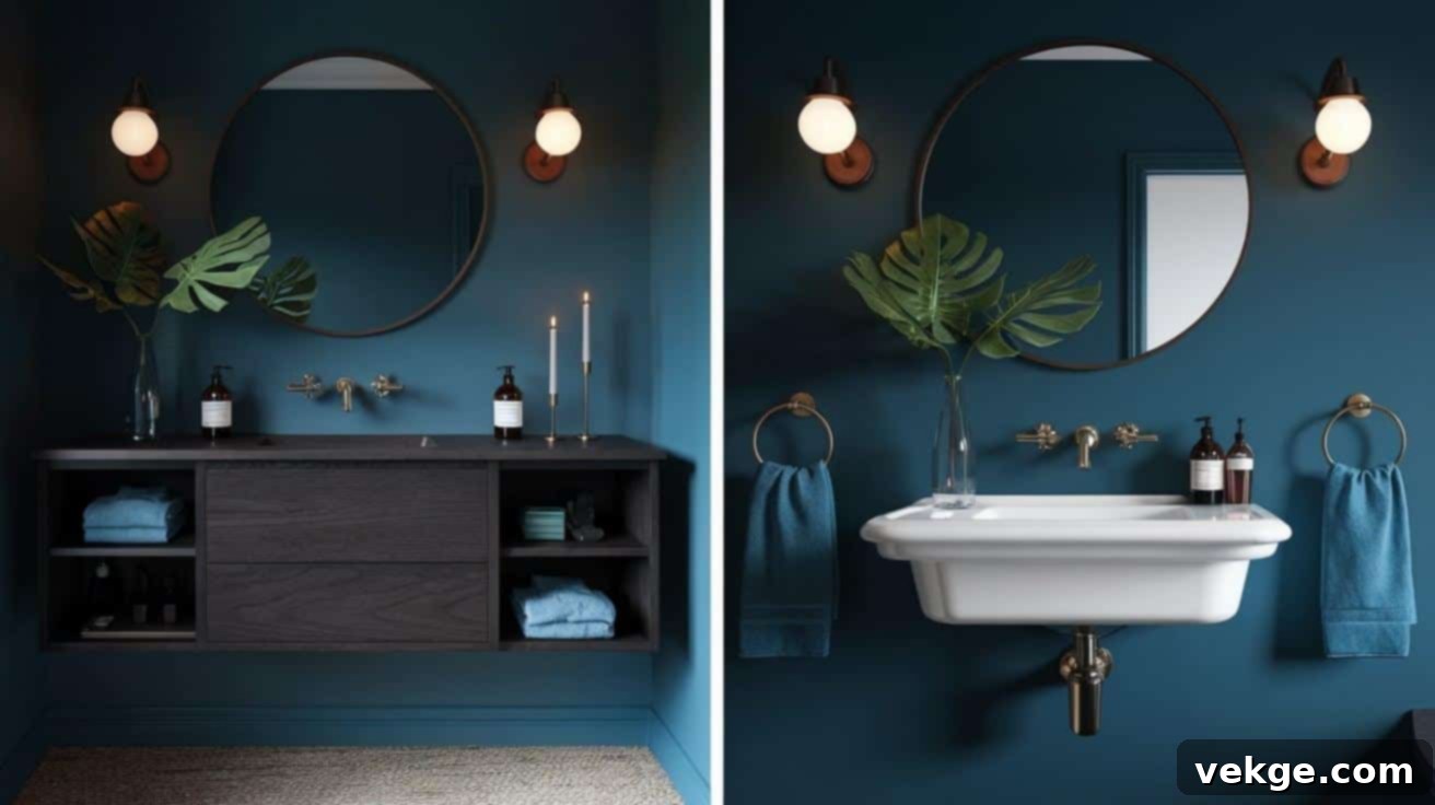 Statement Powder Rooms: Daring Designs for Petite Spaces 4 Vanity_and_Sink_Options_for_Moddy_Power_Room
