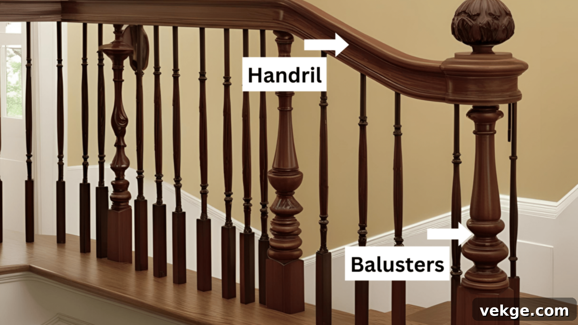 Staircase Railing Components: Handrails and Balusters