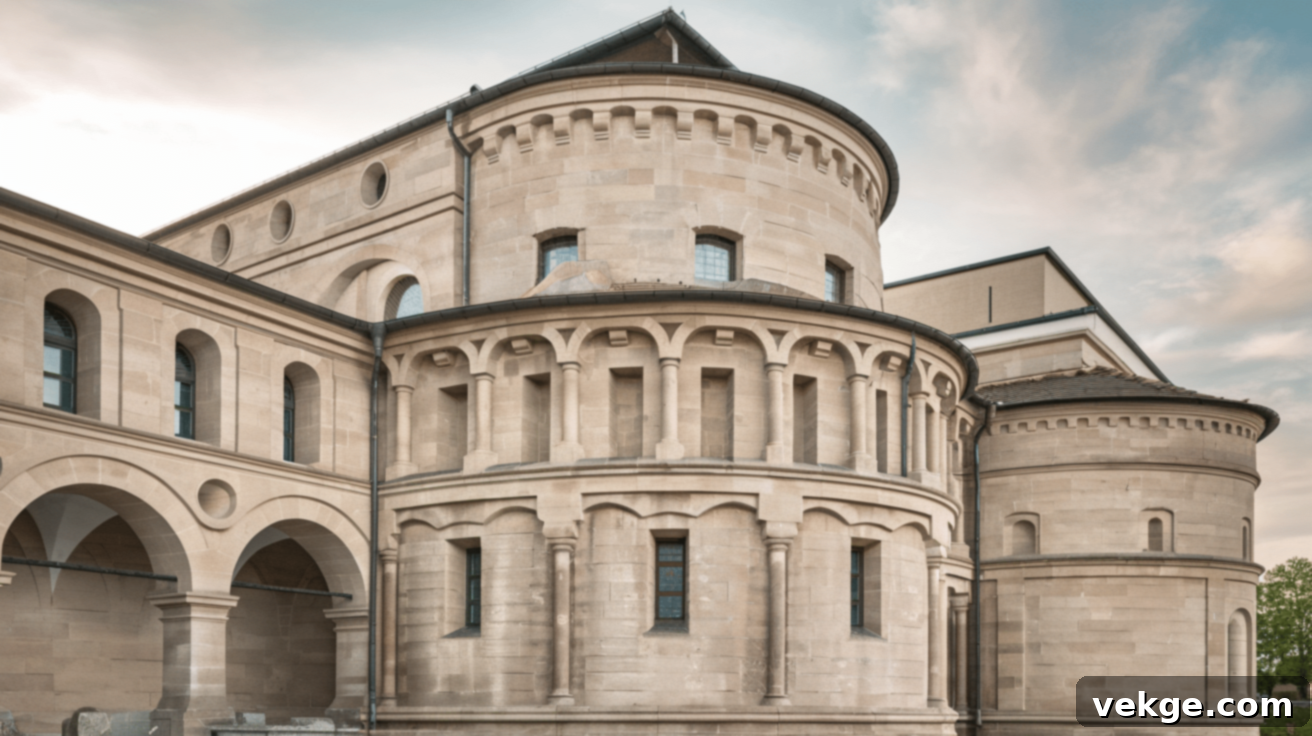 Rundbogenstil_and_Romanesque_Influences