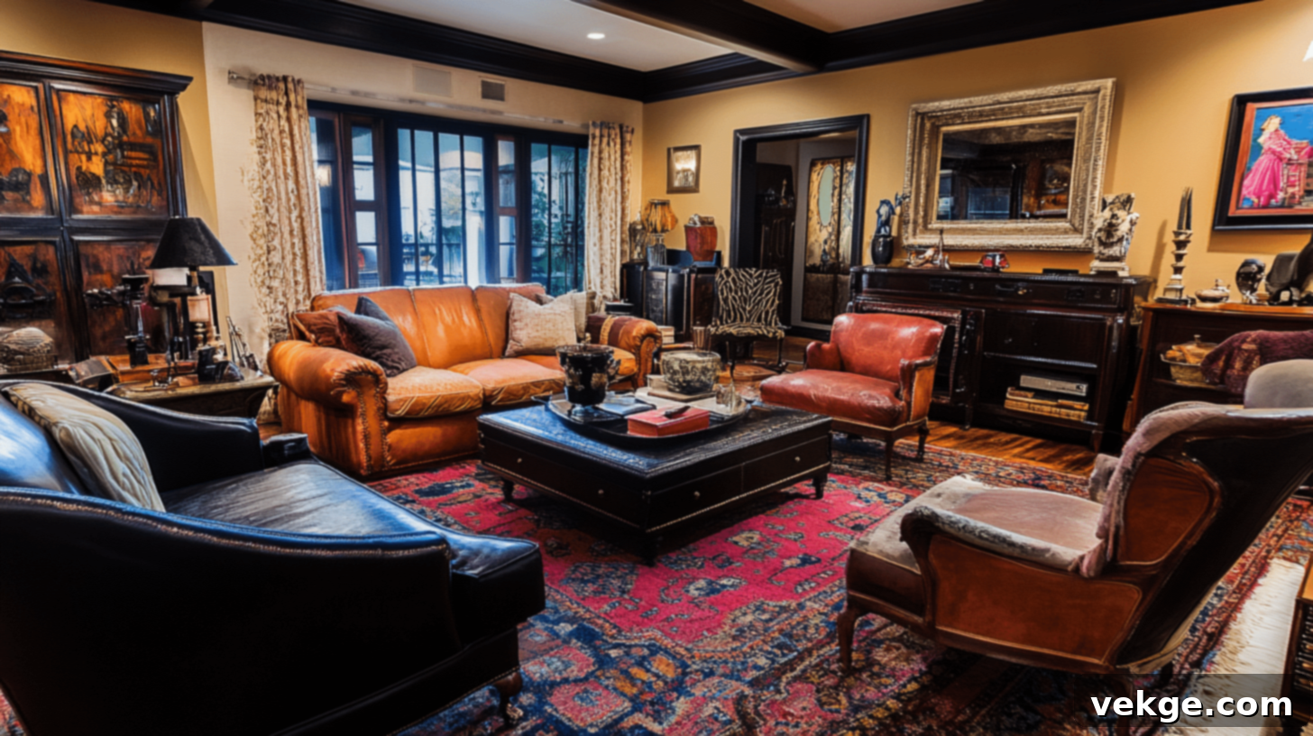 Use Color and Texture for Cohesive Asymmetrical Design