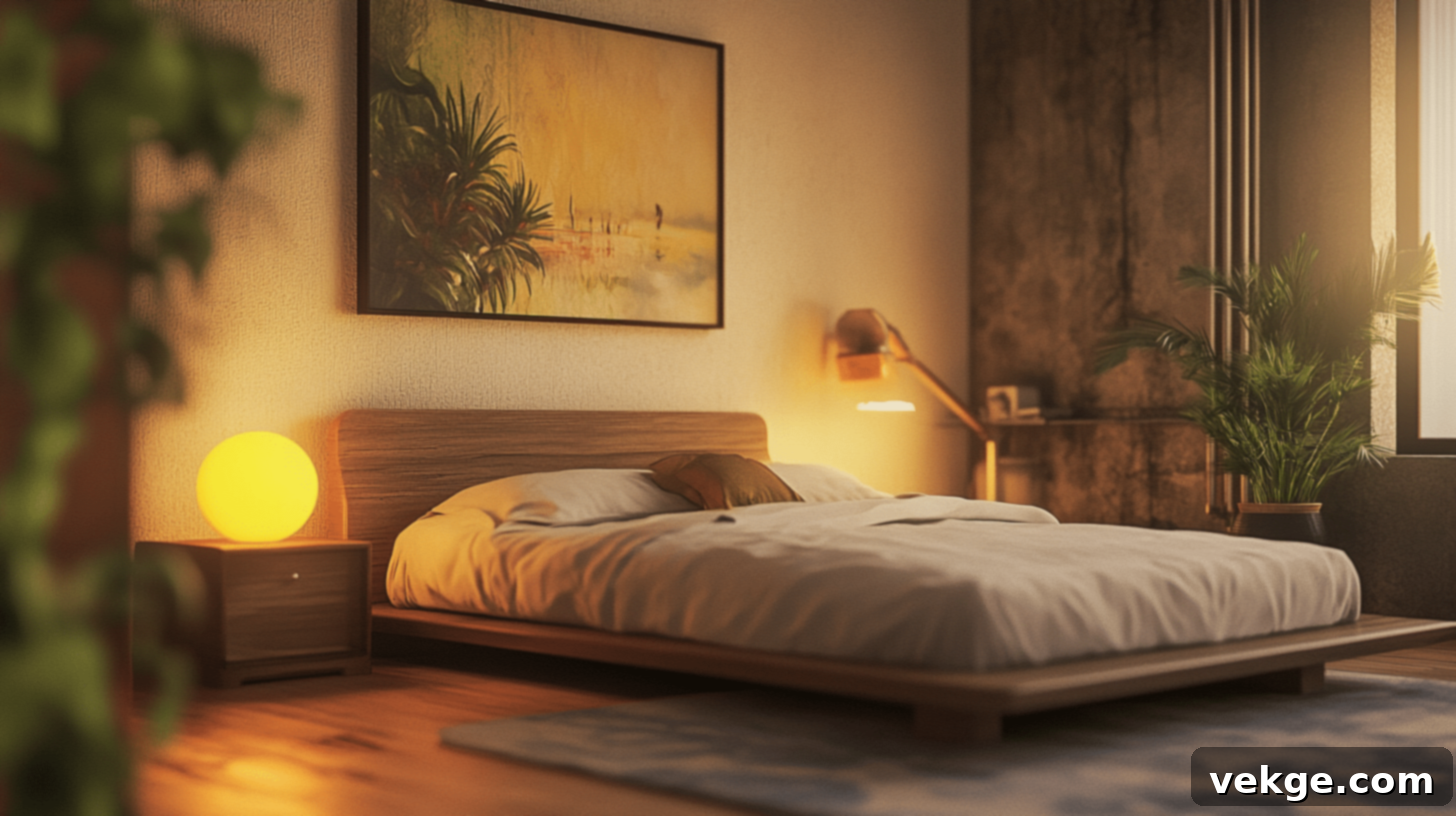 Achieving Asymmetrical Balance in Bedroom Design