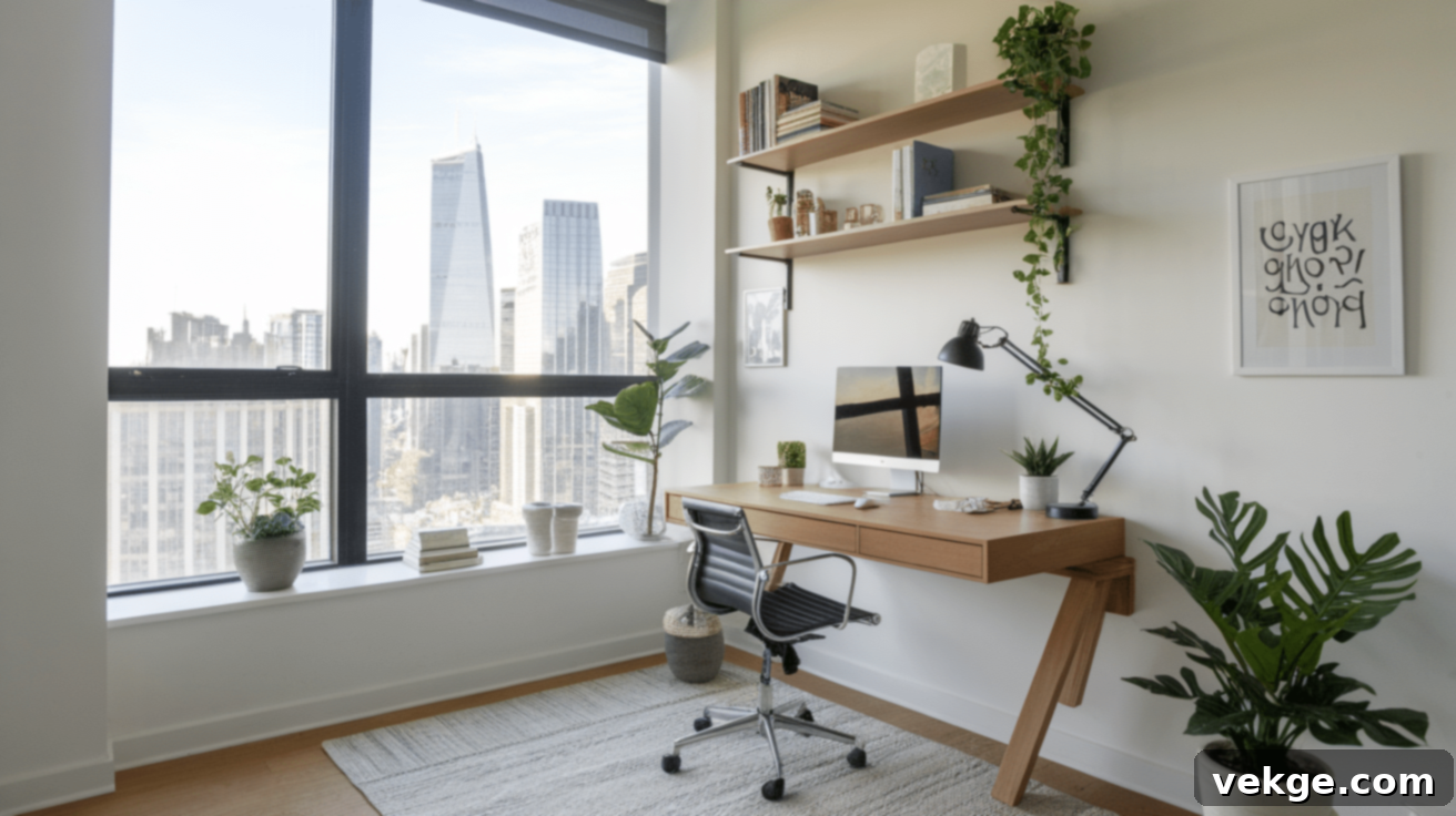 Floating Desk Installation