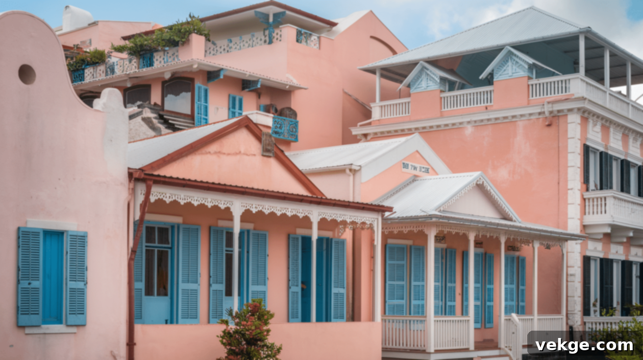 Barbadian Architecture with Coral Stone