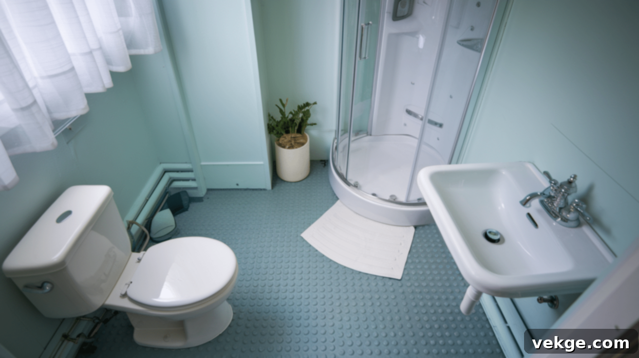 Safety and Practical Considerations for Bathroom Flooring