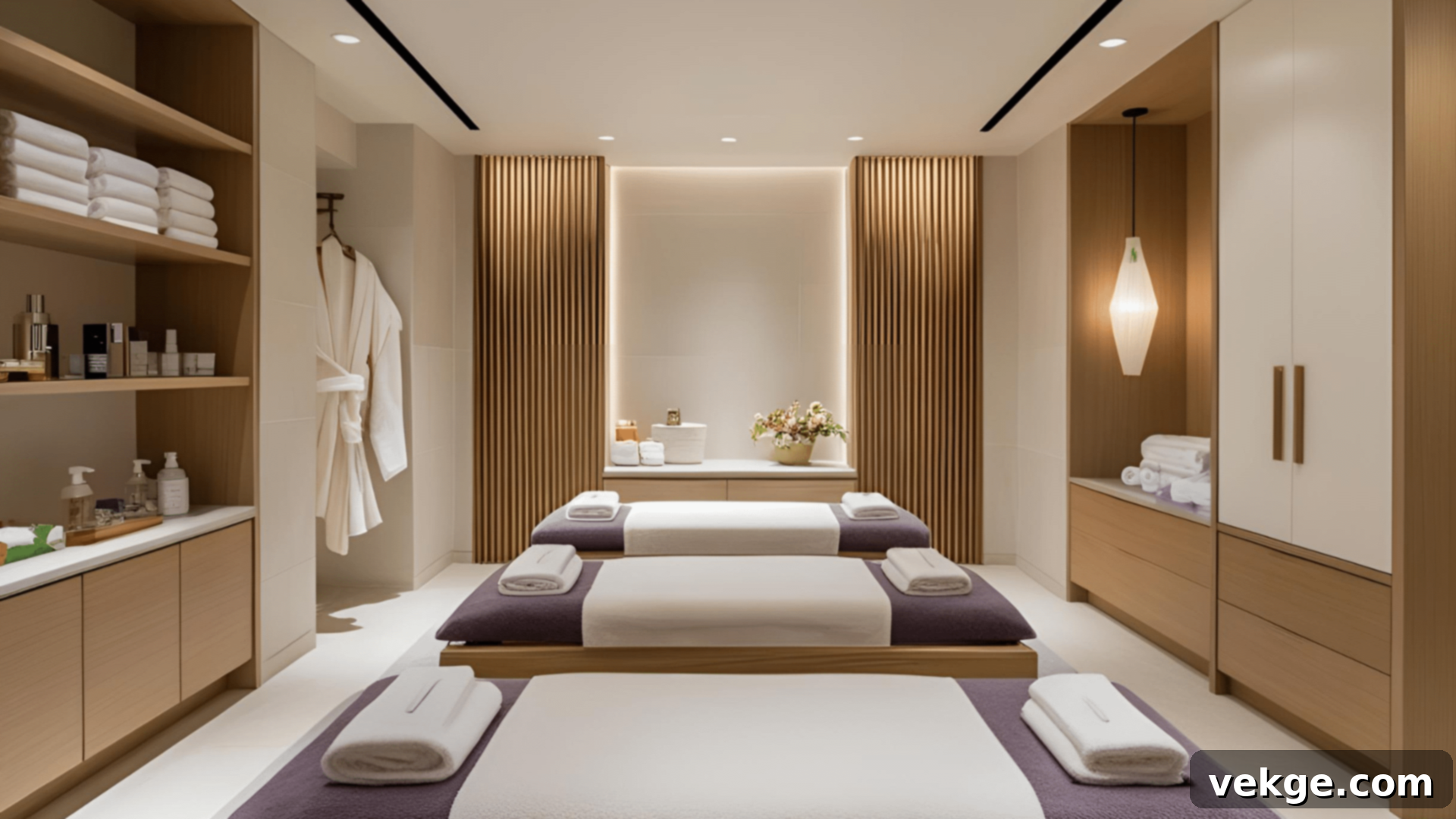 Simple, Clean Layouts for a Serene Spa Environment