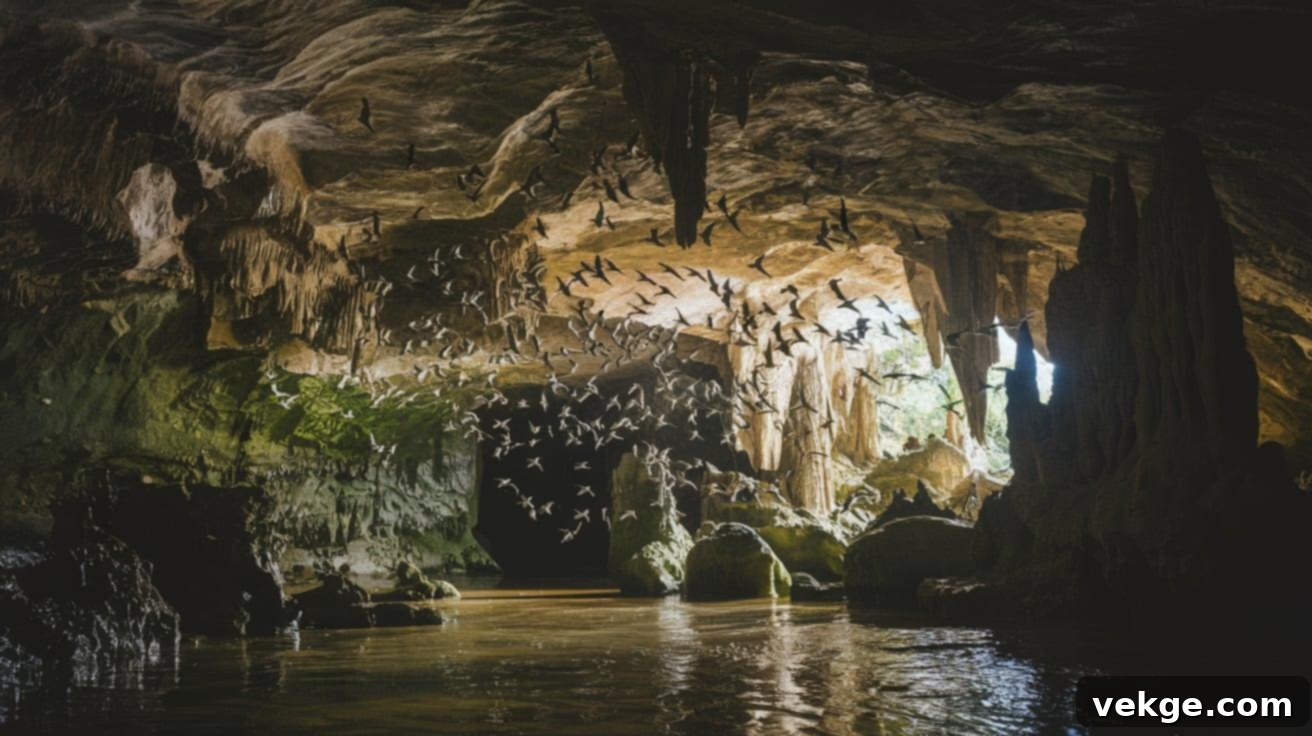 Guácharo Cave, a significant cave system home to thousands of oilbirds