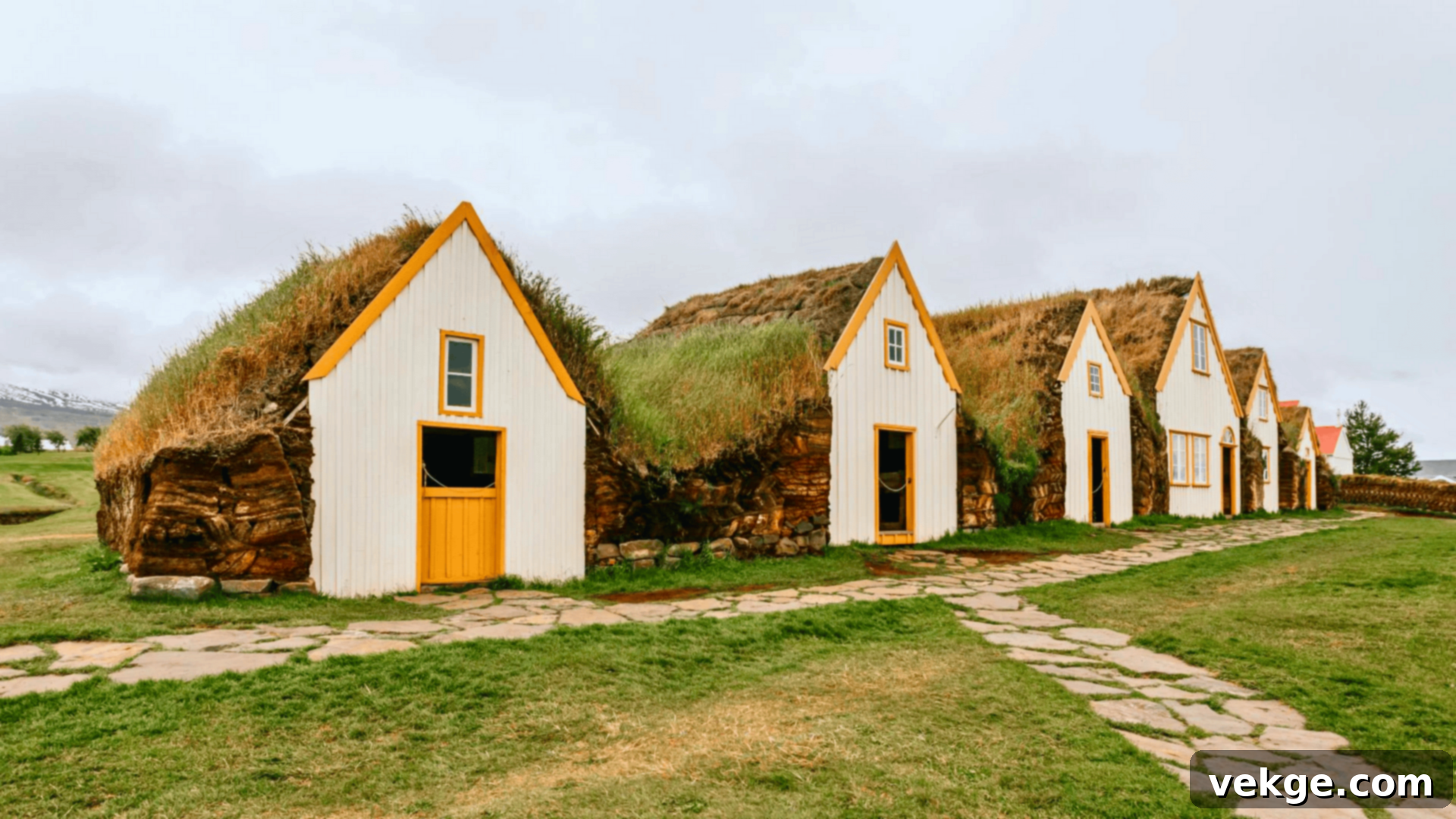 Glaumbær Farm Turf Structures, Iceland