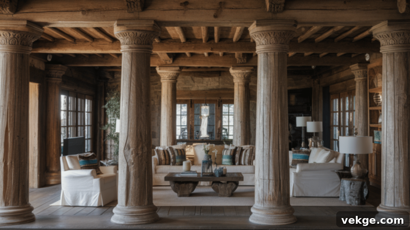 Wooden Columns
