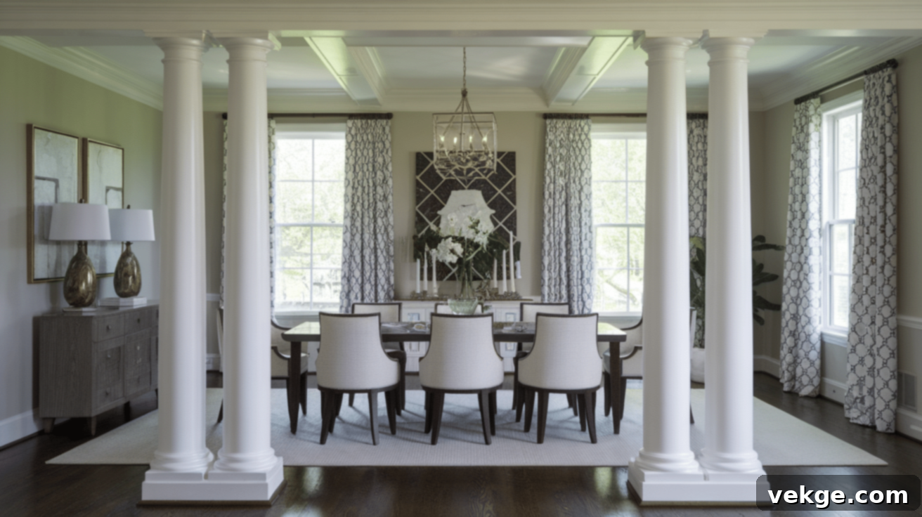 Columns in Dining Rooms
