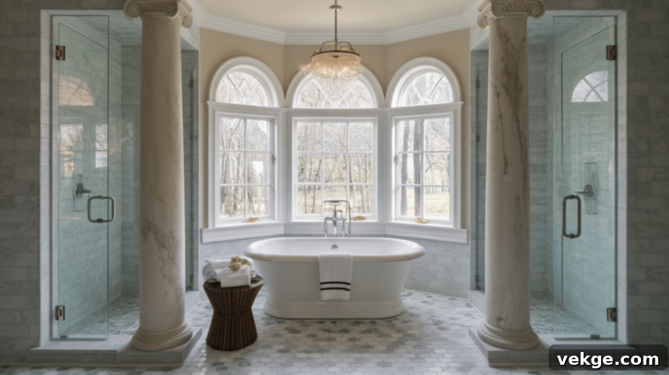 Using Columns in Bathrooms