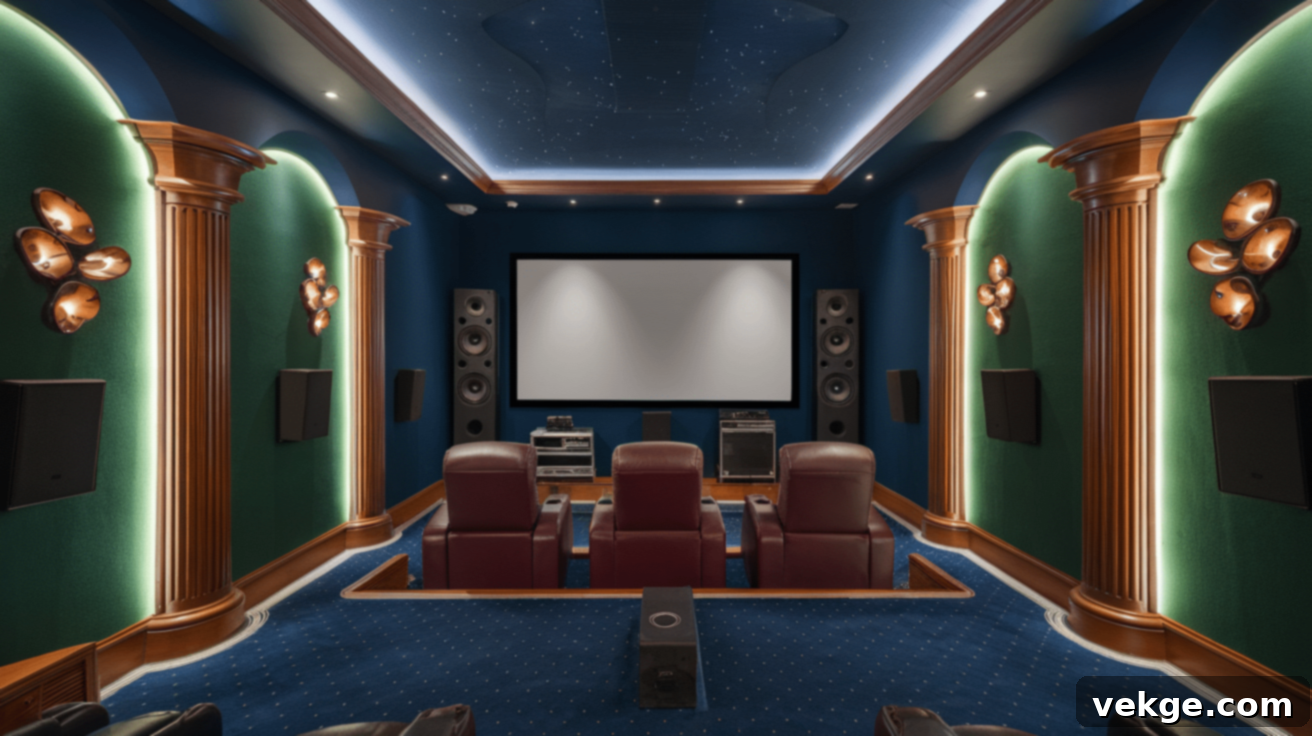 Columns in Home Theaters