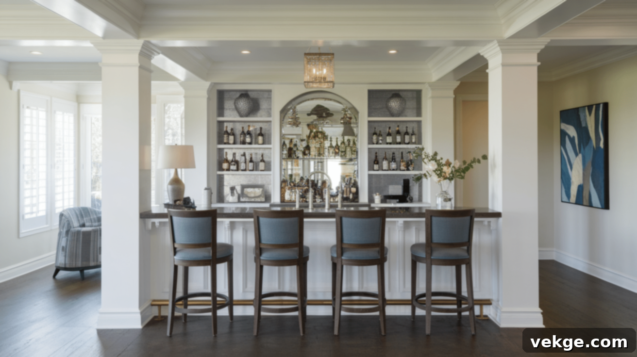 Use Columns to Frame a Bar Area
