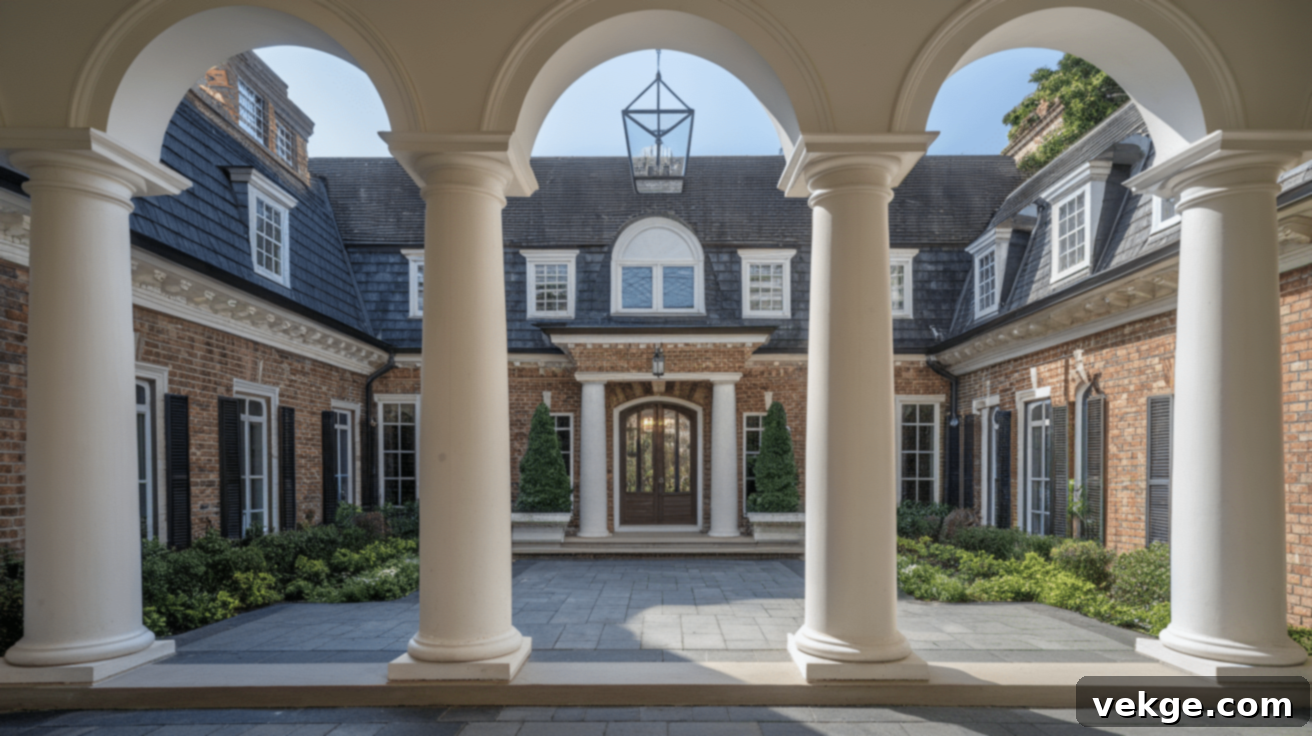 Decorative Columns in Entryways