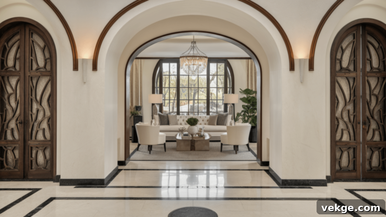 Luxurious Marble or Granite Flooring