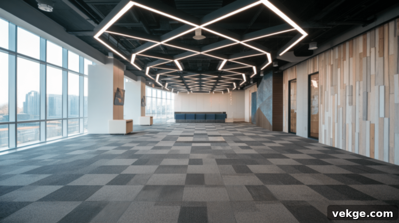 Versatile Carpet Tiles for Flexible Design