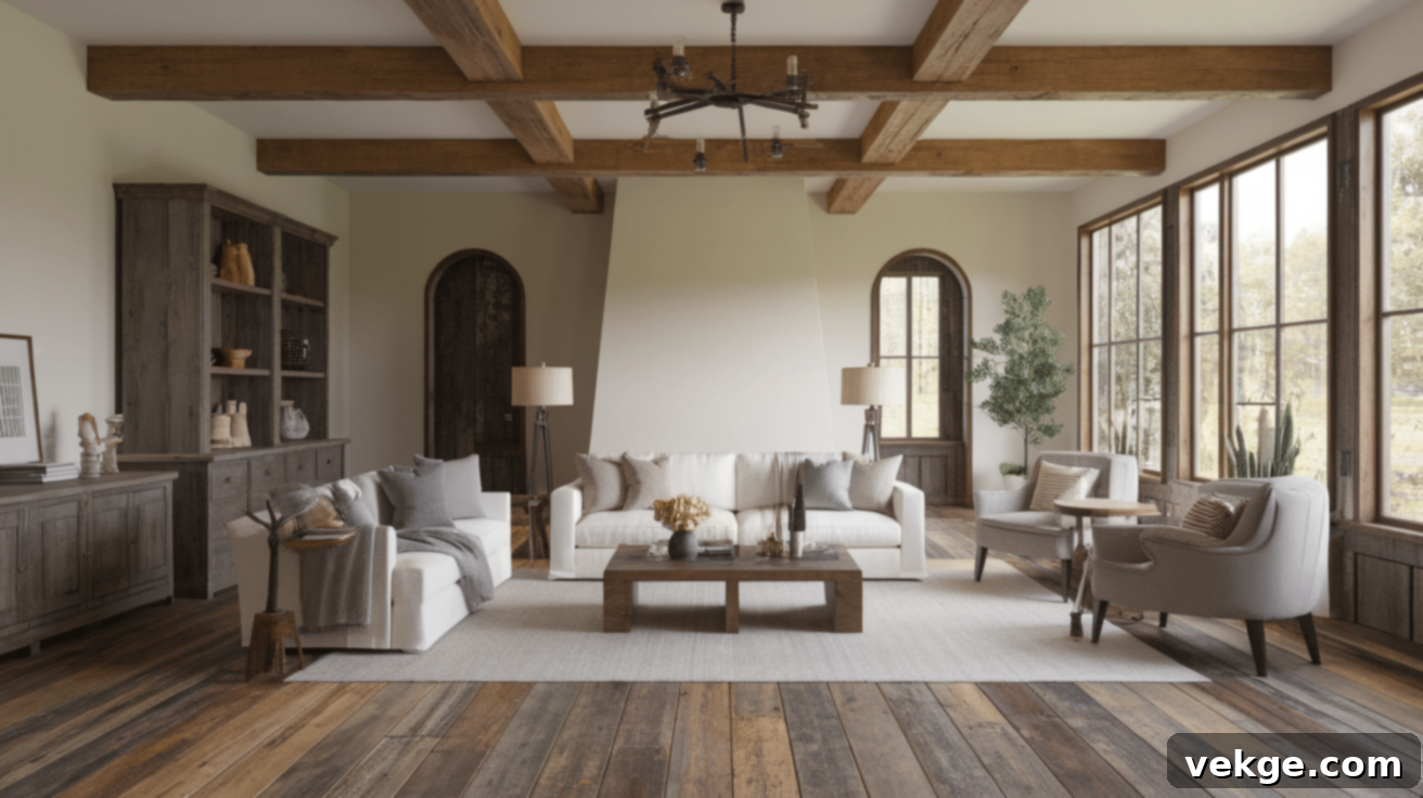 Characterful Reclaimed Wood Flooring