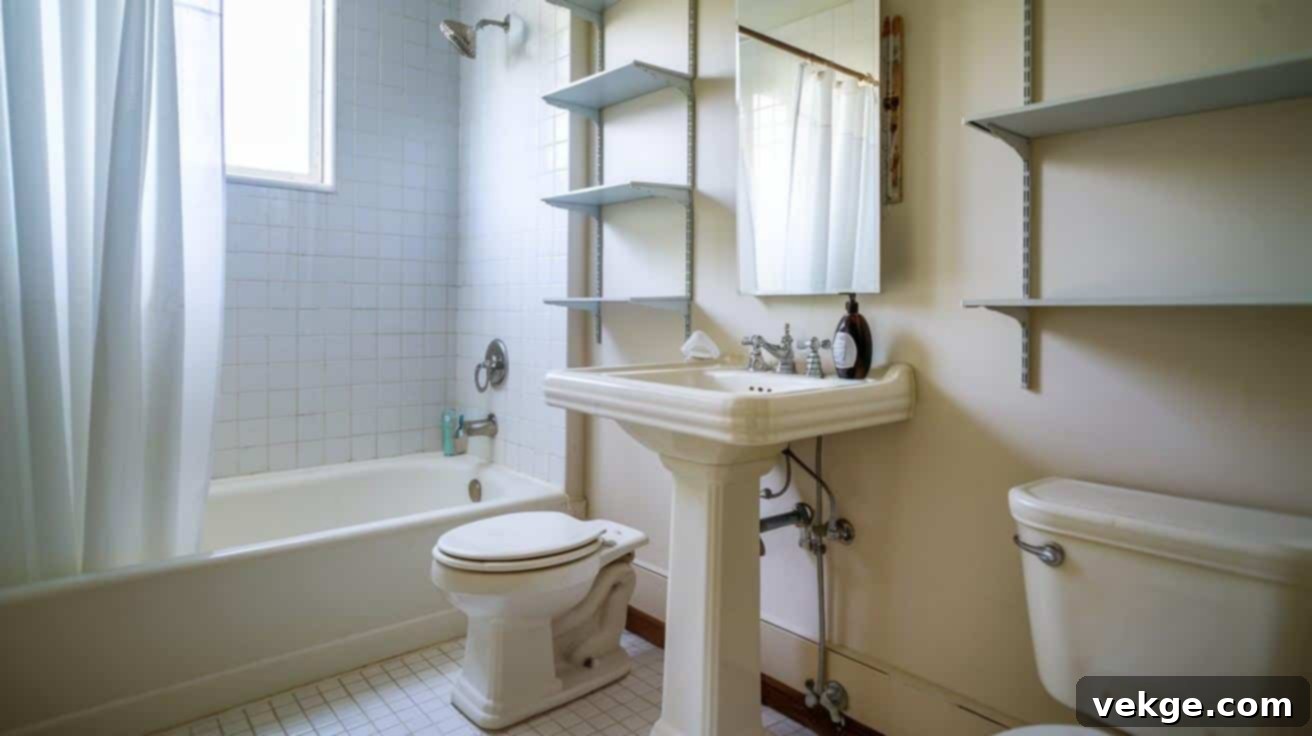 Pedestal Sink Strategy for Small Bathroom Design