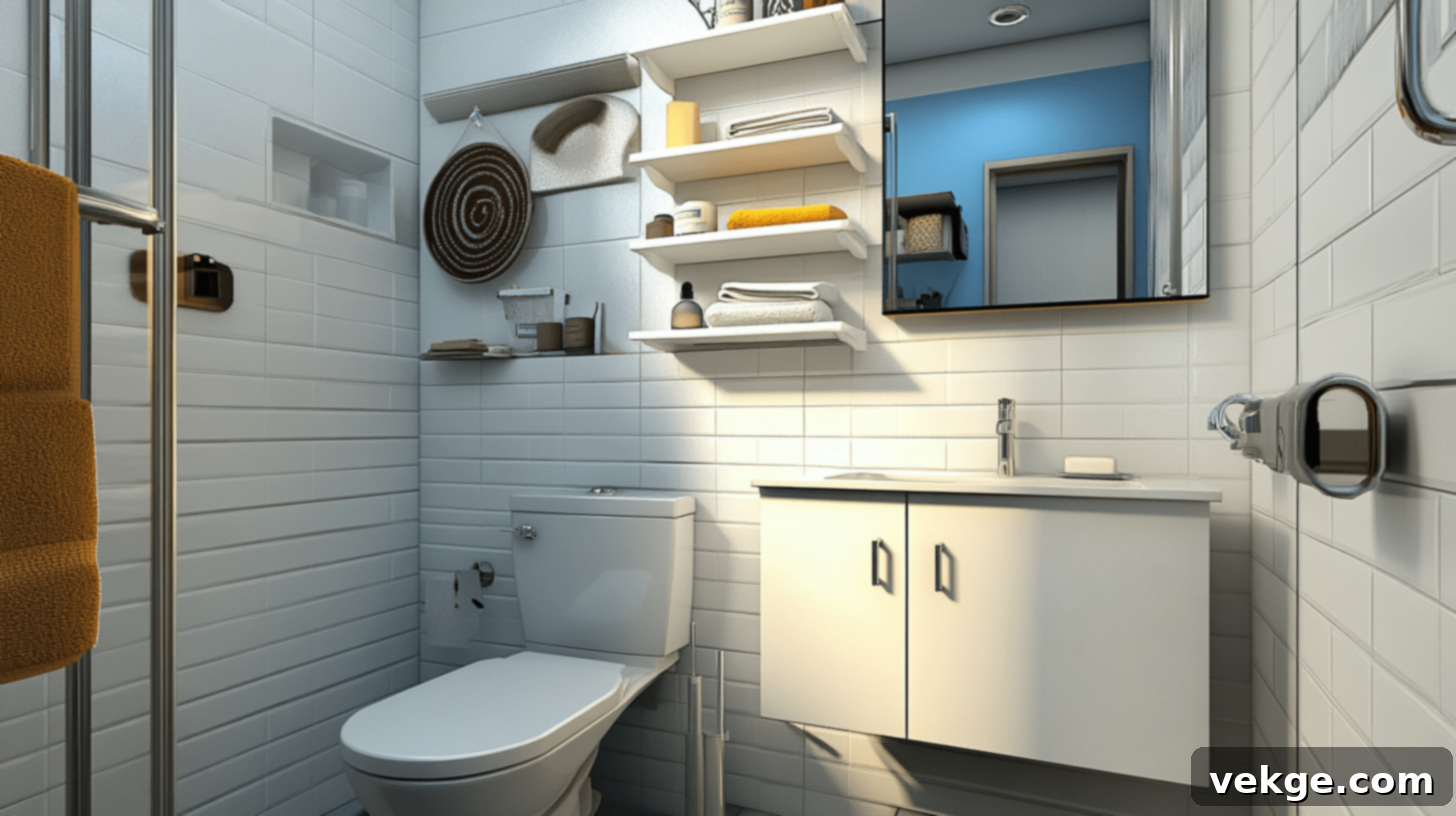 Over-the-Toilet Storage Solutions for Small Bathrooms