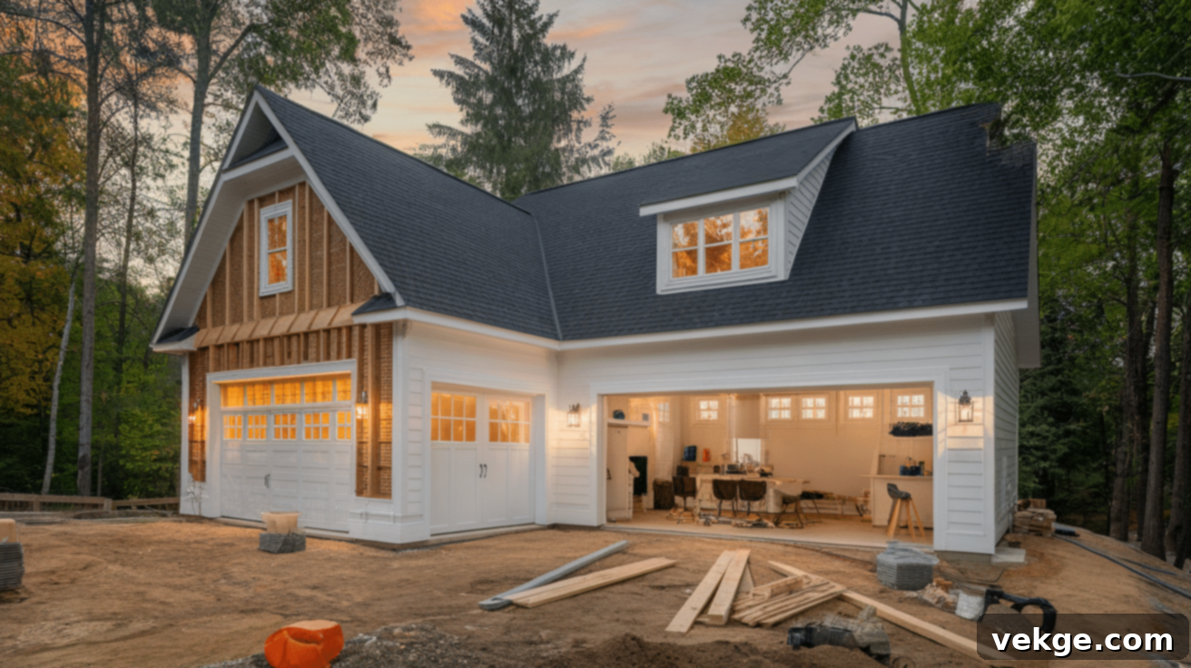 Garage Additions, new or converted space