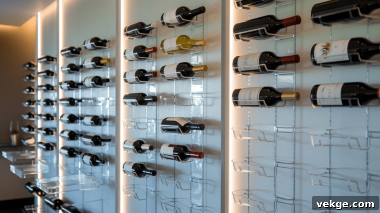 Wall-Mounted Wine Displays