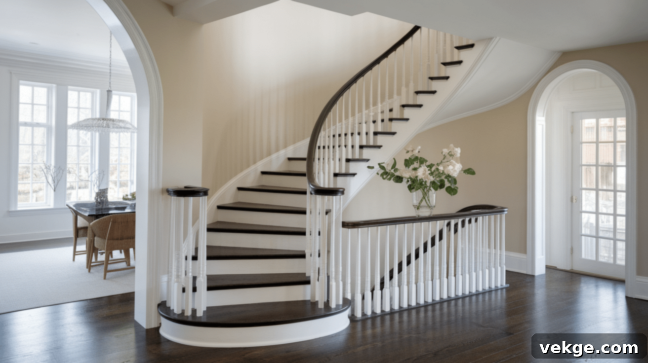 Create a Bold, Dark Staircase Look