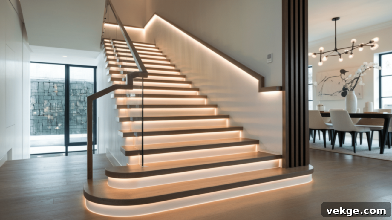 Install LED Lights on Stairs